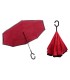 Parasol odwrócony "Revers" z podwójnym materiałem BORDOWY