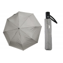 Mocna AUTOMATYCZNA parasolka Doppler Carbonsteel, szara w KROPKI