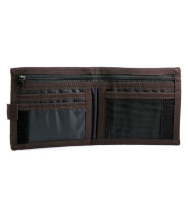 Portfel z kieszonką męski młodzieżowy + ZAWIESZKA Fubu, MORO BRĄZOWY