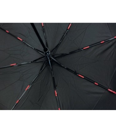 Automatyczna parasolka damska Perletti, CZARNA PIORUN