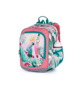 Plecak dwukomorowy dla dziewczynki Topgal ENDY 21002 PAPUGA