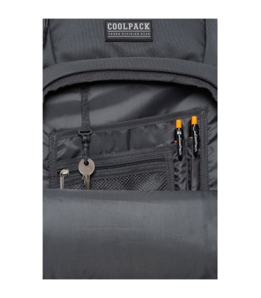 Dwukomorowy plecak szkolny CoolPack Army 27 l, Grey C39256