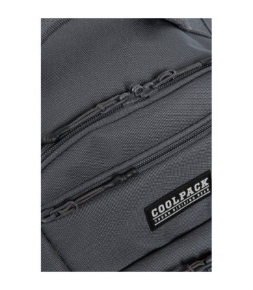 Dwukomorowy plecak szkolny CoolPack Army 27 l, Grey C39256