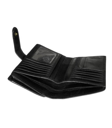 SKÓRZANY DAMSKI PORTFEL WITTCHEN 21-1-028-10, CZARNY - KOLEKCJA ITALY