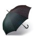 Długi czarny parasol Happy Rain zmieniający kolor