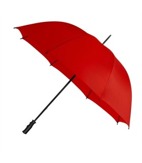 Bardzo duży, wytrzymały, lekki parasol, czerwony
