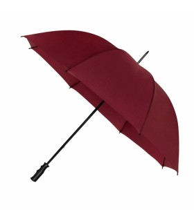 Bardzo duży, wytrzymały, lekki parasol, bordowy
