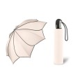 Automatyczna parasolka damska do torebki PIERRE CARDIN KWIAT, ecru