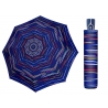 Wytrzymała AUTOMATYCZNA parasolka Doppler, niebieska w kolorowe kreski
