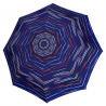 Wytrzymała AUTOMATYCZNA parasolka Doppler, niebieska w kolorowe kreski