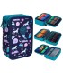 PIÓRNIK POTRÓJNY Z WYPOSAŻENIEM COOLPACK JUMPER 3 HAPPY UNICORN