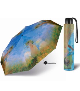 Manualny lekki parasol Alu light Art Monet III 24cm