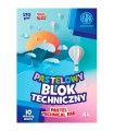 Blok techniczny Astra 10 pastelowych, kolorowych kartek A4