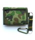 Portfel z KARABIŃCZYKIEM męski młodzieżowy XTREME, MORO zielony