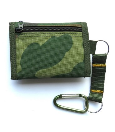 Portfel z KARABIŃCZYKIEM męski młodzieżowy XTREME, MORO zielony