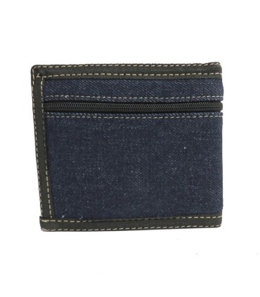Portfel młodzieżowy sportowy JEANS ciemny granat DH-318