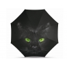 Automatyczna lekka parasolka HAPPY RAIN, czarna z kotem