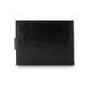 Męski poziomy portfel Puccini P20439 w kolorze czarnym z zapięciem