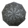 Automatyczna parasolka damska BLUE Rain w krople, czarna