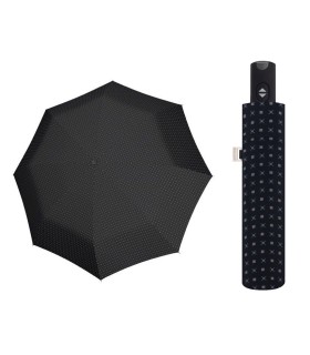 Automatyczny bardzo mocny parasol męski CARBONSTEEL Doppler, szary wzór