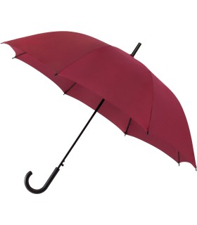 Automatyczna lekka parasolka damska bordowa z czarnym stelażem