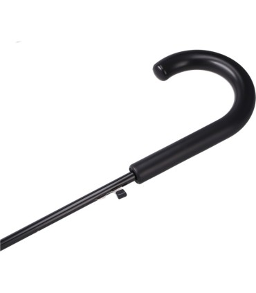 Automatyczna lekka parasolka damska biała z czarnym stelażem