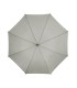 Automatyczna lekka parasolka damska ciemno szara z czarnym stelażem