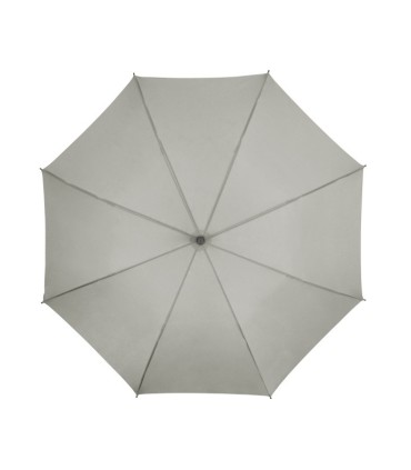 Automatyczna lekka parasolka damska ciemno szara z czarnym stelażem