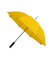 Automatyczny wytrzymały lekki parasol IMPLIVA z czarnym stelażem, żółty