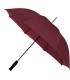 Automatyczna lekka parasolka damska bordowa z czarnym stelażem