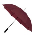 Automatyczny wytrzymały lekki parasol IMPLIVA z czarnym stelażem, bordowy