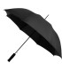 Automatyczna lekka parasolka damska czarna z czarnym stelażem