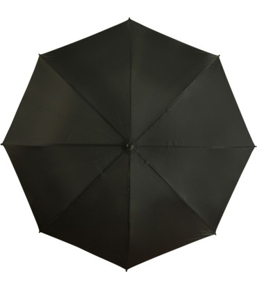 Automatyczna lekka parasolka damska czarna z czarnym stelażem