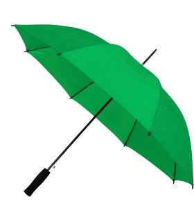 Automatyczna lekka parasolka damska jasno zielona z czarnym stelażem