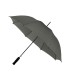 Automatyczna lekka parasolka damska ciemno szara z czarnym stelażem