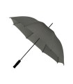 Automatyczny wytrzymały lekki parasol IMPLIVA z czarnym stelażem, szary