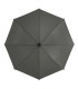 Automatyczna lekka parasolka damska ciemno szara z czarnym stelażem
