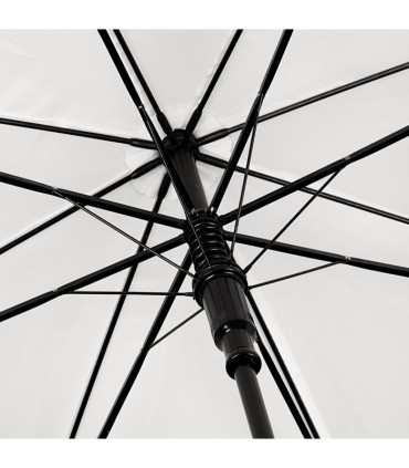 Automatyczna lekka parasolka damska niebieska z czarnym stelażem