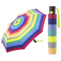 Automatyczna parasolka Benetton w kolorowe pasy