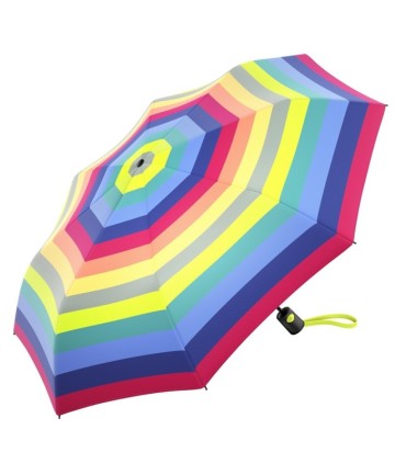 Automatyczna parasolka Benetton w kolorowe pasy