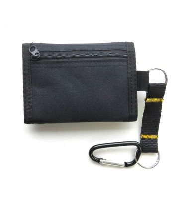 Portfel z KARABIŃCZYKIEM męski młodzieżowy ROUTE 66, BLACK