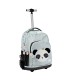 Plecak szkolny na kółkach Paso SP23PQ-671, panda