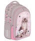 PLECAK SZKOLNY 4-KOMORY BP58 MY LITTLE FRIEND GREY CAT ST.MAJEWSKI