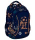 Dwukomorowy plecak szkolny St.Right BP26 19L, SOCCER BALLS