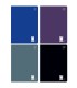 4 X ZESZYT A5, 80 KARTEK, KRATKA, INTERDRUK ONE COLOR