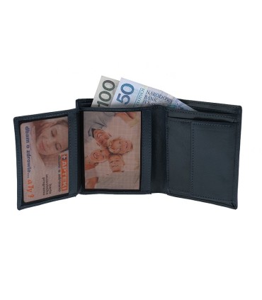 Nieduży męski portfel Orsatti M04G w kolorze granatowym