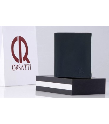 Nieduży męski portfel Orsatti M04G w kolorze granatowym