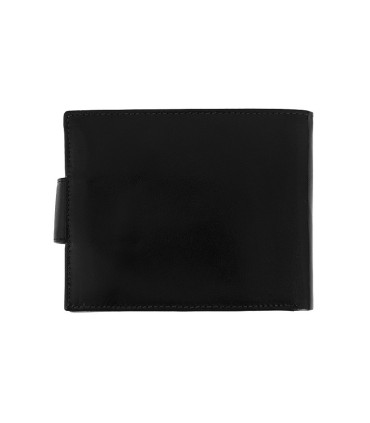 Męski, doskonale wyposażony portfel Orsatti M05A w kolorze czarnym