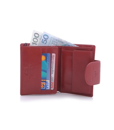 Portmonetka marki Wittchen 21-1-362, kolekcja Italy, czerwona