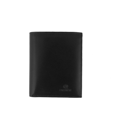 Męski czarny portfel Orsatti M08A w kolorze czarnym